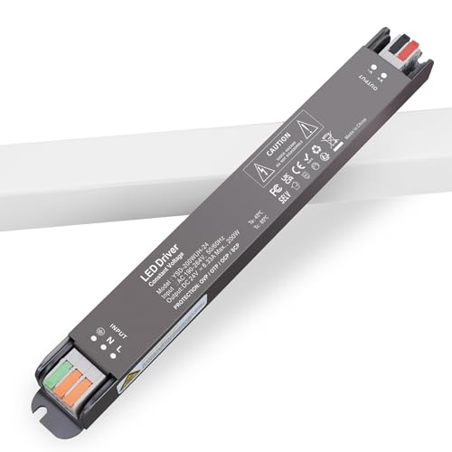 YAYZA! LED Trafo 24V 200W, LED Transformator 200W AC 230V auf DC 24V 8.3A, LED Netzteil Gleichstrom Niedervolt Treiber Konstantspannung Driver für CCTV YAYZA! LED Trafo 24V 200W, LED Transformator 200W AC 230V auf DC 24V 8.3A, LED Netzteil Gleichstrom Niedervolt Treiber Konstantspannung Driver für CCTV von YAYZA!