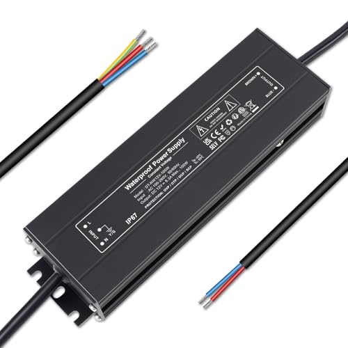 YAYZA! LED Trafo DC 12V 100W, IP67 Wasserdicht LED Netzteil AC 230V auf DC 12V 8.3A LED Transformator Gleichstrom Niedervolt Treiber Konstantspannung Driver für G4 MR16 MR11 Streifen YAYZA! LED Trafo DC 12V 100W, IP67 Wasserdicht LED Netzteil AC 230V auf DC 12V 8.3A LED Transformator Gleichstrom Niedervolt Treiber Konstantspannung Driver für G4 MR16 MR11 Streifen von YAYZA!