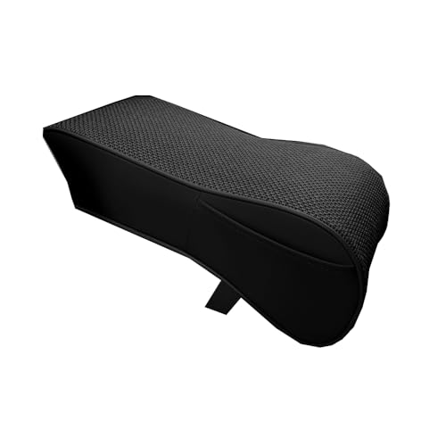 YAZGAN Auto Armlehne Kissen für Jeep Wrangler Cherokee Compass Grand Cherokee Renegade, Memory Foam Auto Armlehne Konsole, Auto-Mittelkonsole Armlehne Kissen, Autoteile,B Black von YAZGAN