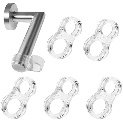 YAZHED 5 Stücke Türstopper Klinke - Türklinkenpuffer Türklinken Stopper, Türgriff Schutz, Türstopper Griff Wandschutz Türklinke, Türpuffer Schützt Transparent Von Wänden und Möbeln YAZHED 5 Stücke Türstopper Klinke - Türklinkenpuffer Türklinken Stopper, Türgriff Schutz, Türstopper Griff Wandschutz Türklinke, Türpuffer Schützt Transparent Von Wänden und Möbeln von YAZHED