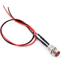 Jeffergarden 4 Stück 12V 8mm LED Panel Pilot Dash Warnleuchte Anzeigelampe Auto Van RotAuto & Motorrad: Teile, Auto-Ersatz- & -Reparaturteile, von YB