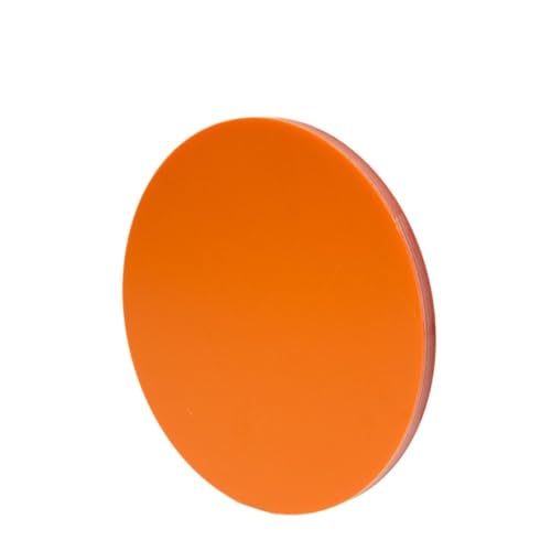 ABS-Kunststoffplatte, 1pc Kunststoff Runde Phenolharz Bakelit Platte Orange 100-300mm Durchmesser Mehrere Dicken(300x3mm) von YBAAKZIIR