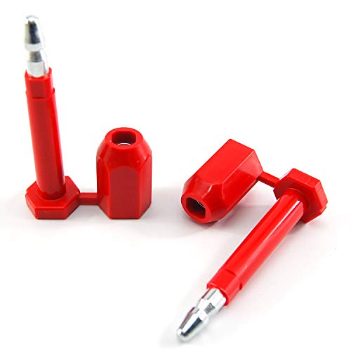 Kabelbinder, Wiederverwendbare Kabelbinder, Sicherheitssiegel, manipulationssicher, nummeriert, ISO 17712:2010, Rot, 10 Zoll Kabelbinder, Wiederverwendbare Kabelbinder, Sicherheitssiegel, manipulationssicher, nummeriert, ISO 17712:2010, Rot, 10 Zoll von YBAAKZIIR