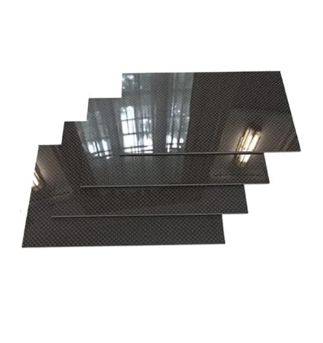 Kohlefaserplatten, Carbonfaser-Blechplatte, kundenspezifische Schneidverarbeitung, hochfest, leicht, mehrfach veredelt(Plain Glossy) von YBAAKZIIR