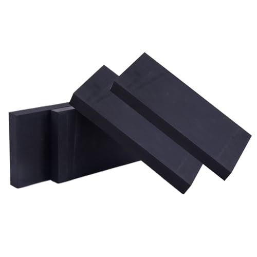 Massive Neopren-Gummiplatte, Packung mit 4 Gummi-Vibrationsdämpfungsblöcken 100 x 50 (30–50) mm(100x50x50mm) von YBAAKZIIR