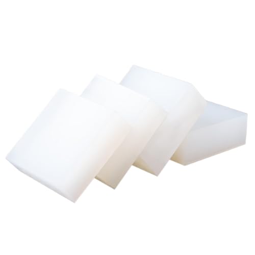 Massive Neopren-Gummiplatte, Silikon-Vibrationsdämpfungsblock, 100 x 200 mm, Dicke 1–4, 4 Stück(100x200x2mm) von YBAAKZIIR