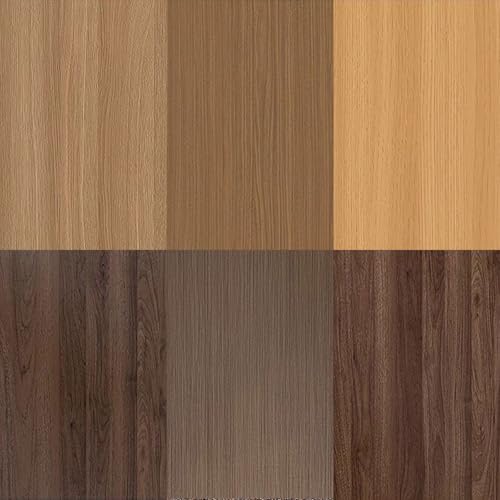 YBAAKZIIR Holzoptik Selbstklebend, Holzeffekt-klebstoffrückseiten-Plastikrollen-Klebefilm-Mehrfarbige mehrfache Größen(Tischfoile 003,60cm x 1000cm) von YBAAKZIIR