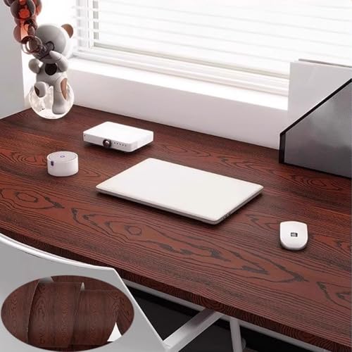 YBAAKZIIR Holzoptik Selbstklebend, Kunststoffrolle mit selbstklebender Rückseite in Holzoptik for Möbel und Wände, mehrere Größen(Table Stickers 1,120x1000cm) von YBAAKZIIR