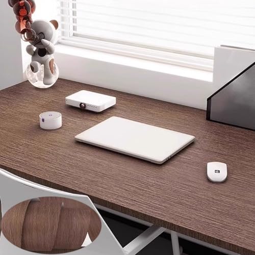 YBAAKZIIR Holzoptik Selbstklebend, Kunststoffrolle mit selbstklebender Rückseite in Holzoptik for Möbel und Wände, mehrere Größen(Table Stickers 11,120x1000cm) von YBAAKZIIR