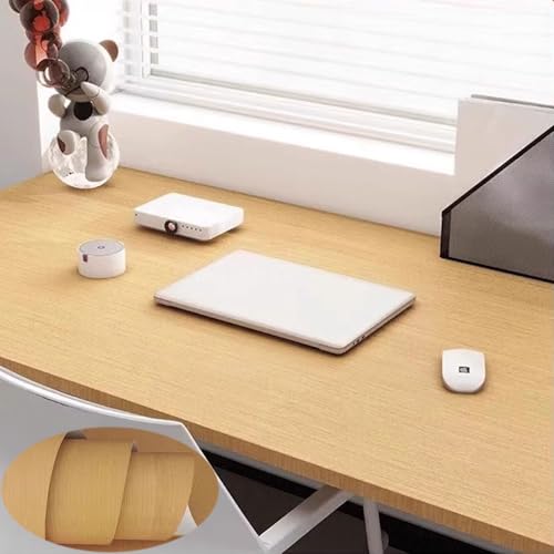 YBAAKZIIR Holzoptik Selbstklebend, Kunststoffrolle mit selbstklebender Rückseite in Holzoptik for Möbel und Wände, mehrere Größen(Table Stickers 5,120x1000cm) von YBAAKZIIR