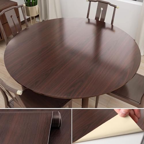 YBAAKZIIR Holzoptik Selbstklebend, Selbstklebende Folie in Holzoptik, Rolle, mehrfarbig, mehrere Größen(Nussbaum,60x500cm(WxL)) von YBAAKZIIR