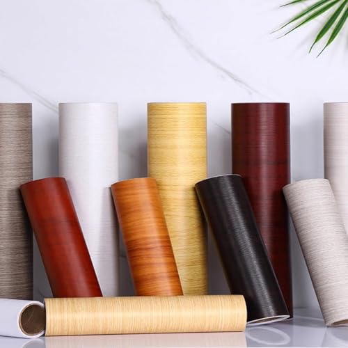 YBAAKZIIR Holzoptik Selbstklebend, Selbstklebende Kunststofffolie mit Holzeffekt, wasserfest, for Möbel, 30 x 500–1000 cm(Tischschutz 005,30x1000cm) von YBAAKZIIR