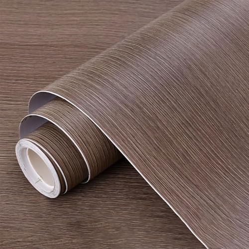 YBAAKZIIR Holzoptik Selbstklebend, Selbstklebende Kunststoffrolle mit Holzeffekt, PVC-Möbelaufkleber, Tischabdeckung, Tapete, mehrere Größen, mehrfarbig(Wählen Sie 4,40x200cm(WxL)) von YBAAKZIIR