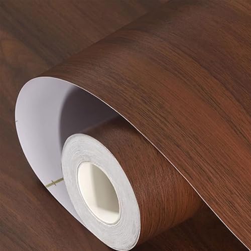 YBAAKZIIR Holzoptik Selbstklebend, Selbstklebende Kunststoffrolle mit Holzeffekt, PVC-Möbelaufkleber, Tischabdeckung, Tapete, mehrere Größen, mehrfarbig(Wählen Sie 5,40x200cm(WxL)) von YBAAKZIIR