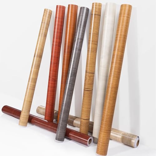 YBAAKZIIR Holzoptik Selbstklebend, Selbstklebende Möbelfolie aus PVC in Holzoptik, wasserfest, mehrfarbig, mehrere Größen(Optionen 06,40x500cm) von YBAAKZIIR