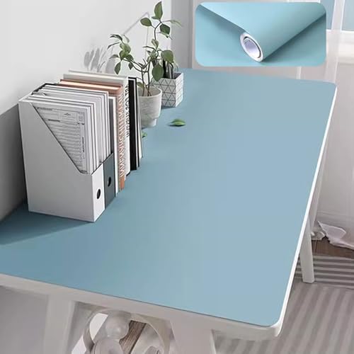 YBAAKZIIR Holzoptik Selbstklebend, Selbstklebende Möbelfolie in Holzoptik, Rolle, wasserfest, mehrfarbig, 40–120 x 200 cm(Blau,120x200cm) von YBAAKZIIR