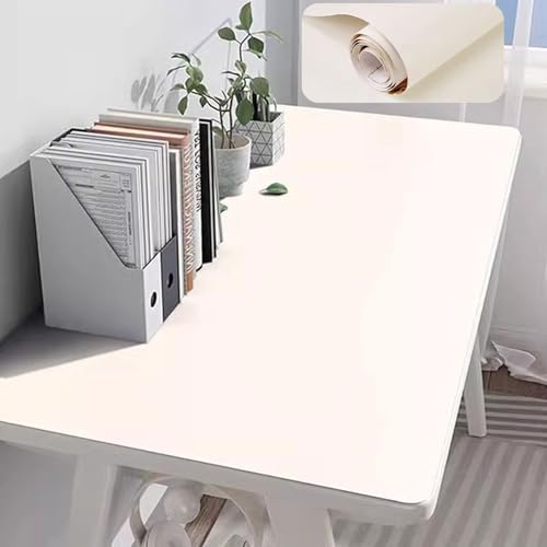 YBAAKZIIR Holzoptik Selbstklebend, Selbstklebende Möbelfolie in Holzoptik, Rolle, wasserfest, mehrfarbig, 40–120 x 200 cm(Weiß,40x200cm) von YBAAKZIIR