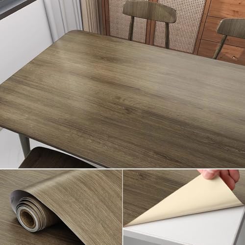 YBAAKZIIR Holzoptik Selbstklebend, Selbstklebende PVC-Folie in Holzoptik, wasserdicht, 0,23 mm dick, mehrfarbig, mehrere Größen(Option 7,90x300cm(WxL)) von YBAAKZIIR