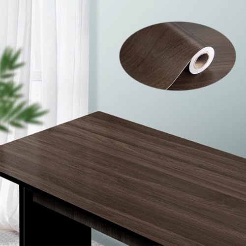 YBAAKZIIR Holzoptik Selbstklebend, Wasserdichte selbstklebende PVC-Folie in Holzoptik, mehrfarbig, mehrere Größen(Option 11,80x500cm(WxL)) von YBAAKZIIR