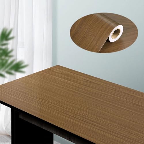 YBAAKZIIR Holzoptik Selbstklebend, Wasserdichte selbstklebende PVC-Folie in Holzoptik, mehrfarbig, mehrere Größen(Option 15,60x500cm(WxL)) von YBAAKZIIR