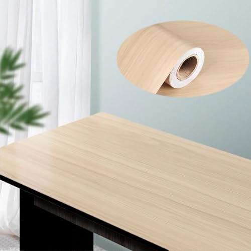 YBAAKZIIR Holzoptik Selbstklebend, Wasserdichte selbstklebende PVC-Folie in Holzoptik, mehrfarbig, mehrere Größen(Option 4,40x300cm(WxL)) von YBAAKZIIR
