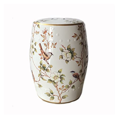 YBAAKZIIR Keramik-Gartenhocker, Keramik-Garten-Trommelhocker YBAAKZIIR Keramik-Gartenhocker, Keramik-Garten-Trommelhocker von YBAAKZIIR