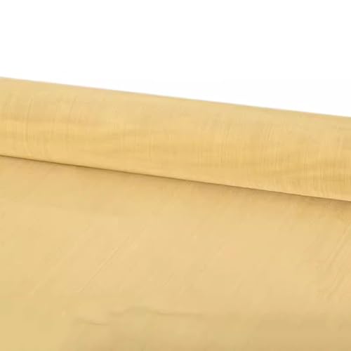 YBAAKZIIR Kupferdrahtgeflecht Sieb, Kupferdrahtgeflecht Reines Kupfersieb Gewebtes Drahtgeflecht(Brass 1x10m,120 mesh) von YBAAKZIIR