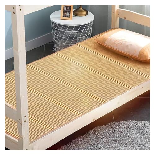 YBAAKZIIR Sommerschlafmatte Rattanmatte Bett, Sommermatte Isomatte,Bambusmatte ist notwendig for Schlafen im Sommer,Geeignet for Einzelbett Studentenwohnheim von YBAAKZIIR