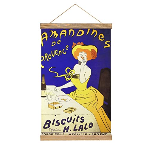 Magnetische Schriftrolle Französisch Vintage Kleiderbügel Poster DIY Wand Stoff Dekor Hängende Gemälde Rahmen Kit Halter für Wohnzimmer von YBEL