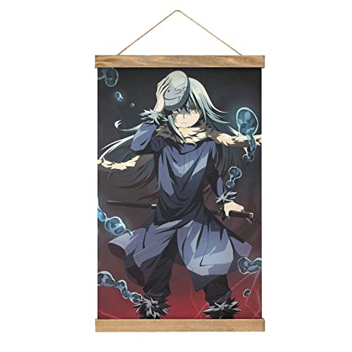That Time I Got Reincarnated As A Slime Scroll-Poster, Stoffbild, Kunst, Holzrahmen, zum Aufhängen, für Raumdekoration, Öl-Leinwand-Kit, Geschenk That Time I Got Reincarnated As A Slime Scroll-Poster, Stoffbild, Kunst, Holzrahmen, zum Aufhängen, für Raumdekoration, Öl-Leinwand-Kit, Geschenk von YBEL