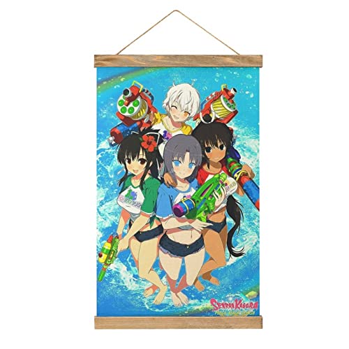 YBEL Anime Senran Kagura Scroll-Poster Stoffbild Kunst Holz DIY Rahmen Hängende Druck Aufhänger für Raumdekoration Öl Leinwand Kit Geschenk YBEL Anime Senran Kagura Scroll-Poster Stoffbild Kunst Holz DIY Rahmen Hängende Druck Aufhänger für Raumdekoration Öl Leinwand Kit Geschenk von YBEL