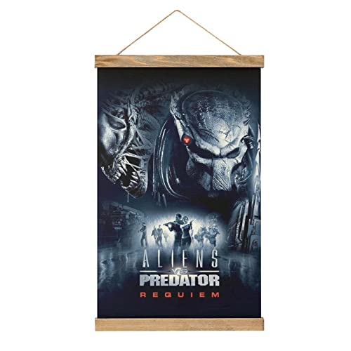 YBEL Magnetische Schriftrolle Alien vs Predator Filmaufhänger Poster DIY Wand Stoff Dekor Hängende Gemälde Rahmen Kit Halter für Wohnzimmer YBEL Magnetische Schriftrolle Alien vs Predator Filmaufhänger Poster DIY Wand Stoff Dekor Hängende Gemälde Rahmen Kit Halter für Wohnzimmer von YBEL