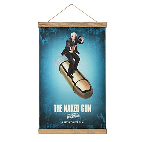 YBEL Magnetische Scroll-Film-Kleiderbügel "The Naked Gun", Poster, DIY, Wand, Stoff, Dekoration, hängende Gemälde, Rahmen, Kit-Halter für Wohnzimmer von YBEL