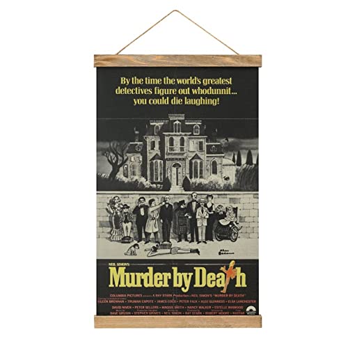 YBEL Murder by Death Movie Scroll-Poster, Stoffbild, Kunst, Holzrahmen, Hängedruck, Aufhänger für Raumdekoration, Ölleinwand, Geschenk YBEL Murder by Death Movie Scroll-Poster, Stoffbild, Kunst, Holzrahmen, Hängedruck, Aufhänger für Raumdekoration, Ölleinwand, Geschenk von YBEL