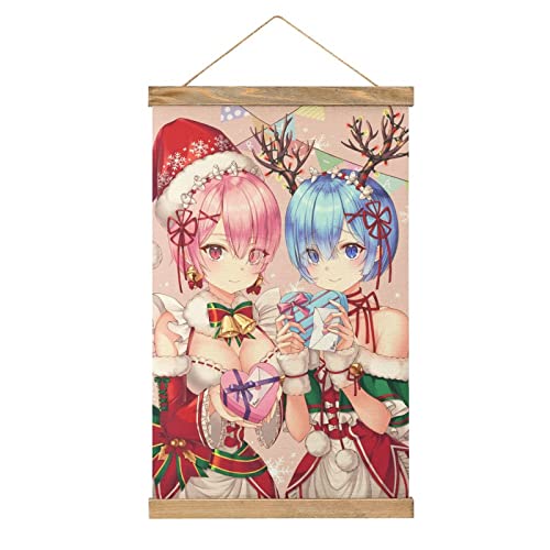 YBEL Weihnachtliches Anime-Poster, Rollposter, Stoffbild, Kunst, Holz, DIY-Rahmen, zum Aufhängen, Aufhänger für Raumdekoration, Öl-Leinwand, Kit als Geschenk YBEL Weihnachtliches Anime-Poster, Rollposter, Stoffbild, Kunst, Holz, DIY-Rahmen, zum Aufhängen, Aufhänger für Raumdekoration, Öl-Leinwand, Kit als Geschenk von YBEL