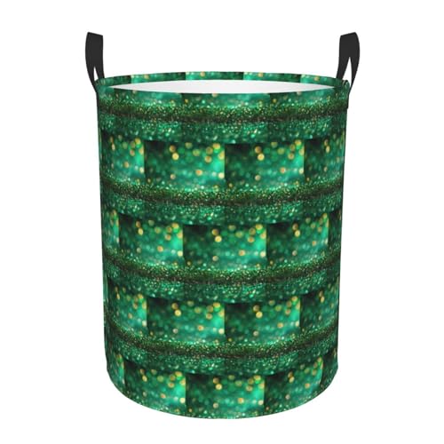 Background St Patrick's Day Printing Circular Hamper - Standable With Handles Laundry Hamper Ideal For Laundry & Storage In Home Background St Patrick's Day Printing Circular Hamper - Standable With Handles Laundry Hamper Ideal For Laundry & Storage In Home von YBGHDAA