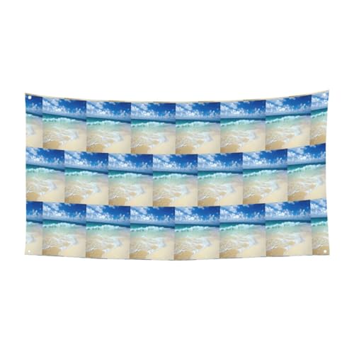 Party-Banner mit ruhigem Küstenaufdruck, für Versammlungen, Festivals, UV-beständige Dekoration, passend für Halloween, Bar, Wohnzimmer Party-Banner mit ruhigem Küstenaufdruck, für Versammlungen, Festivals, UV-beständige Dekoration, passend für Halloween, Bar, Wohnzimmer von YBGHDAA