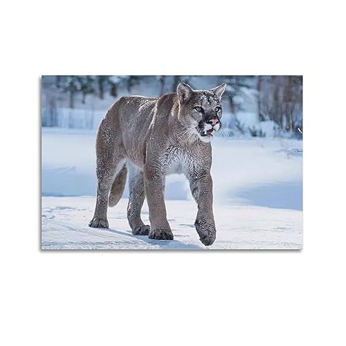 YBHF Mountain Lion Tier Poster Wandkunstdruck Retro Ästhetische Raumdekoration Bürodekorationen 60 x 90 cm ungerahmt YBHF Mountain Lion Tier Poster Wandkunstdruck Retro Ästhetische Raumdekoration Bürodekorationen 60 x 90 cm ungerahmt von YBHF