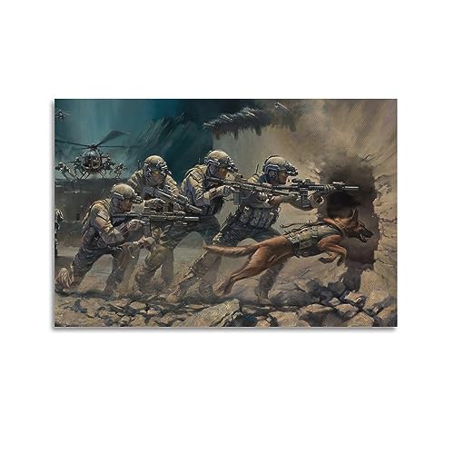 YBHF Poster mit Militär-Soldatenkrieg, Retro-Stil, ästhetische Raumdekoration, Bürodekoration, 40 x 60 cm, ungerahmt YBHF Poster mit Militär-Soldatenkrieg, Retro-Stil, ästhetische Raumdekoration, Bürodekoration, 40 x 60 cm, ungerahmt von YBHF