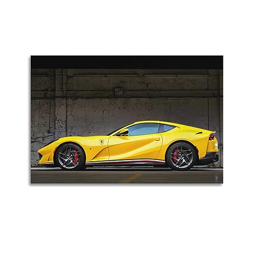 YBHF Super Auto-Poster für Ferrari 812, Superfast-Poster, Wandkunstdruck, Retro-Ästhetik, Raumdekoration, Bürodekoration, 30 x 45 cm, ungerahmt YBHF Super Auto-Poster für Ferrari 812, Superfast-Poster, Wandkunstdruck, Retro-Ästhetik, Raumdekoration, Bürodekoration, 30 x 45 cm, ungerahmt von YBHF
