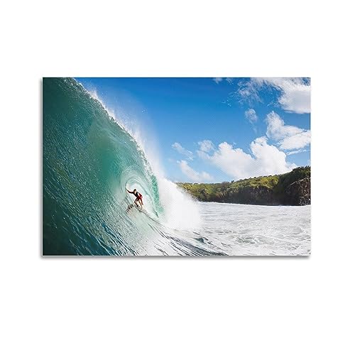 YBHF Surf Poster Surfing(2) Poster, Wandkunstdruck, Retro-Ästhetik, Raumdekoration, Bürodekoration, 60 x 90 cm, ungerahmt von YBHF