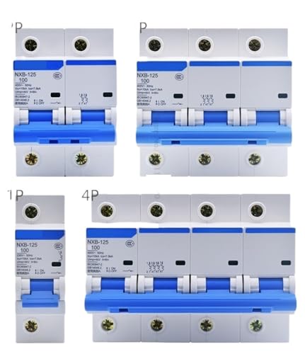 125A MCB NXB-125 Hohe Strom 1P 2P 3P 4P 80A 100A Miniatur Circuit Breaker Neue DZ47(1P,125A) von YBKIASLYT