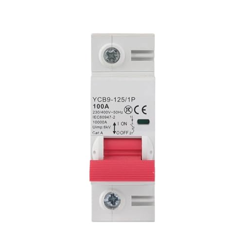 1P Miniatur-Leistungsschalter MCB Überlastschutz Kurzschlussschutz 63A 80A 100A(63A) von YBKIASLYT