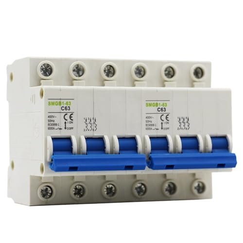 3P Dual Power Manuelle Transfer Schalter Circuit Breaker MCB 400V ~ 50Hz 63A DZ47-63(63A) von YBKIASLYT