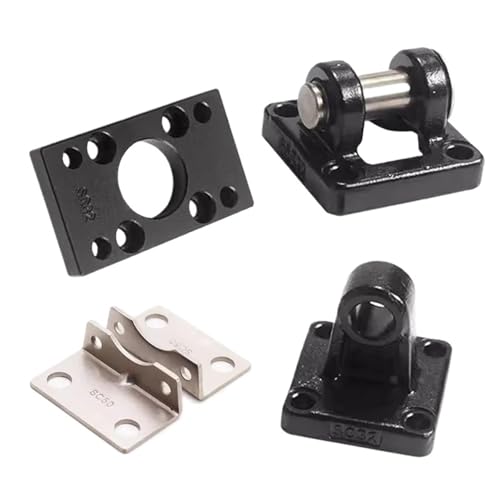 Echtes SC/SU Zylinder Halterung Zubehör F-SC100/125/160/200CA/CB/FA/LB Einzel Doppel Ohr Basis Flansch Platte(CB-125) von YBKIASLYT