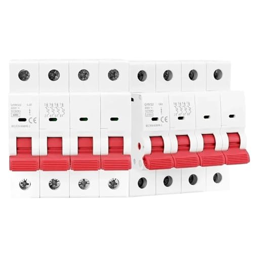 GYM10 Sicherheits-MCB 4-polig 6A 10A 16A 20A 25A 32A 40A 50A 63A 220 V/400 V Mini-Schaltkreisunterbrecher Typ C 6KA CE CB-geprüft(10A) von YBKIASLYT