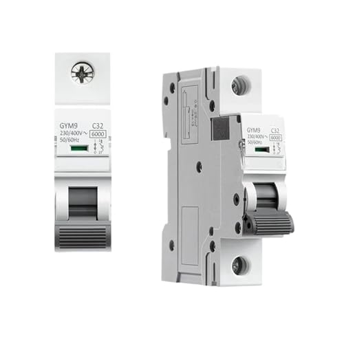 GYM9 1P MCB Din-schiene 220V 400V Circuit Breaker 6A-63A AC Typ 6KA Brechen Kapazität AUF OFF schalter(25A) von YBKIASLYT