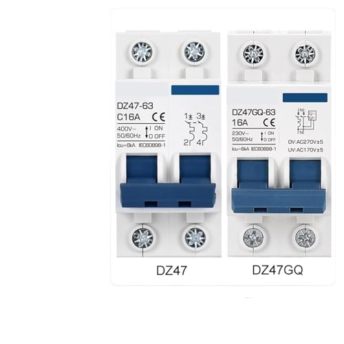 Leistungsschalter AC220V 2P MCB 16A 20A 32A 40A 63A EIN AUS-Schalter(DZ47 2P,20A) von YBKIASLYT