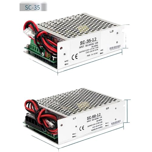 USV/Ladefunktion Schaltnetzteil SC-35W 60W 120W 180W 12V 24V Monitor 110/220v AC/DC Batterieladegerät SC-120-12V(12V,35W_100-120V/200-240V) von YBKIASLYT