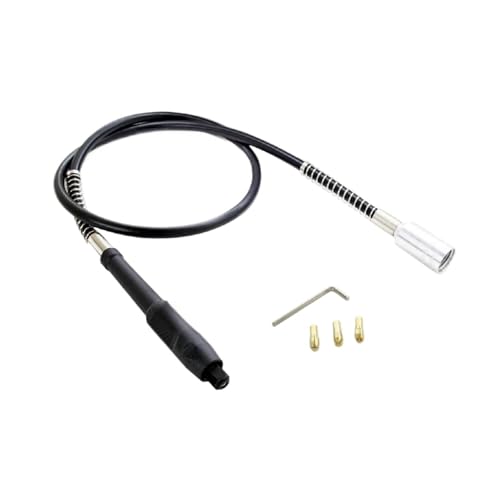 107 cm, kompatibel mit Dremel-Drehwerkzeug, flexibler Welle, Mini-Bohrer-Zubehör mit 3 Stück 3,2/2,3/1,5 mm Spannzangen 107 cm, kompatibel mit Dremel-Drehwerkzeug, flexibler Welle, Mini-Bohrer-Zubehör mit 3 Stück 3,2/2,3/1,5 mm Spannzangen von YBKWTA